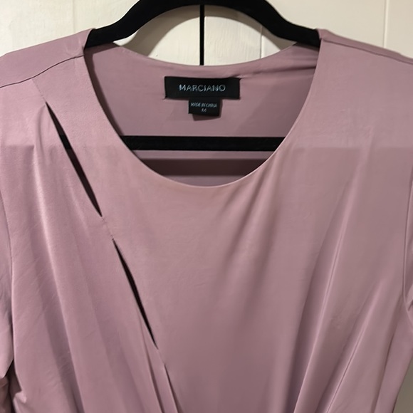 Marciano Lilac Long Sleeve Dress - M - Picture 2 of 3